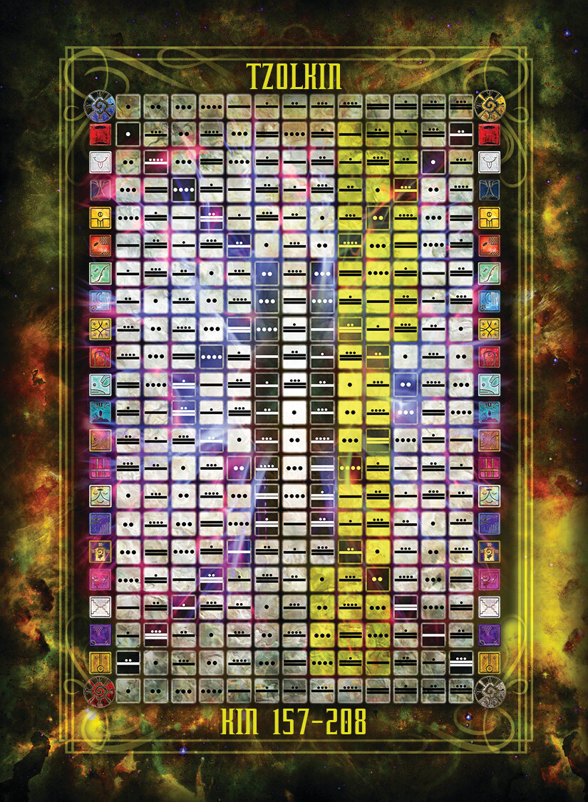 Yellow · Kin 157–208